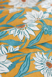Seasalt-Cornwall-terrace-garden-dress-gazania-daisies-sandstone-B-WM21861-19081: gele jurk met madeliefjesprint
