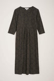 Seasalt Cornwall seed packet dress lino seabed onyx 211449B021