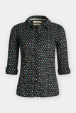 Seasalt Cornwall Larissa Shirt Polka Dot Onyx 1360335B00