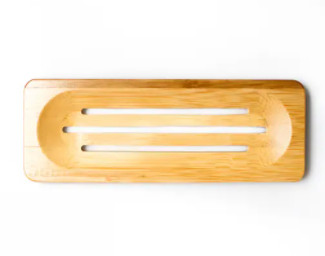 Shampoobar bamboe zeepplank: handig zeepplankje voor 3 bars