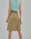 Surkana skirt with belt green 522MABA613-61