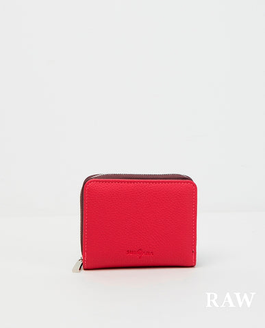 Surkana small purse with zipper fuchsia 22BINA111-32