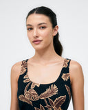 Surkana top with straps black 523HENA017-00