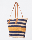 surkana tote bag with horizontal stripes 23YIZI842-51 blue