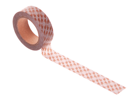 Wowgoods Washi Tape Hands Up Brown 400023