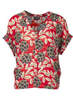 Zilch blouse wide botanic poppy 21RAC15.029-688