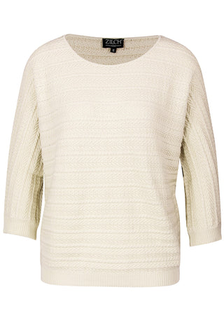 Zilch sweater batsleeve ivory 21COTF10.091-593