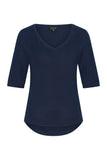 Zilch top V neck navy 31LIJ10.141-18