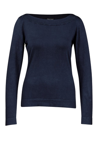 Zilch top boatneck navy 99BAS30.016-18