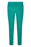 Zilch pants belt emerald 11TEN60.040-291: broek met smalle pijpen