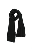 Zilch scarf black 02COT90.059-999: warme comfortabele zwarte sjaal