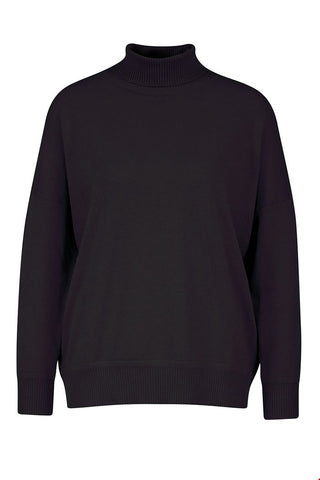 Zilch sweater wide black 12WOC30.069-999